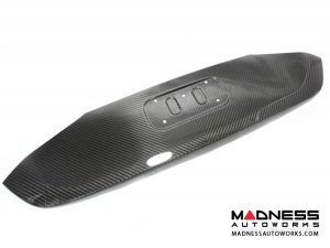 Alfa Romeo Giulia Central Back License Plate Trim Piece - Carbon Fiber